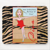 Tapis De Souris "Ne sous-estimez jamais le pouvoir de la robe !" (Devant)