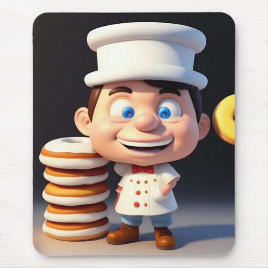 Tapis De Souris Ne Touchez Pas Mes Donuts, Mousepad (Devant)