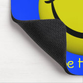 Tapis De Souris Ne vous inquiétez pas soit heureux ! Grand visage (Coin)