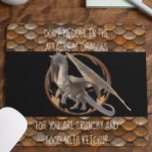 Tapis De Souris Ne vous mêlez pas des affaires des dragons amusant<br><div class="desc">This design created though digital art. It may be personalized in the area provide or customizing by choosing the click to customize further option and changing the name, initials or words. Donc, change le texte color and style or delete the text for an image only design. Contact me at colorflowcreations@gmail.com...</div>