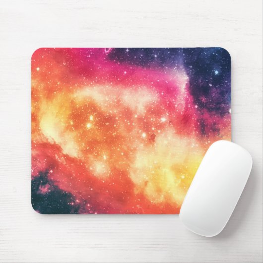 Tapis De Souris Nébuleuse Cosmique Radieuse (Avec souris)