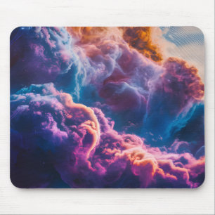Tapis De Souris Nébuleuse d'espace abstrait - Art cosmique coloré