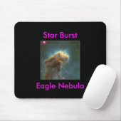 Tapis De Souris Nébuleuse Mousepad d'Eagle d'éclat d'étoile (Avec souris)