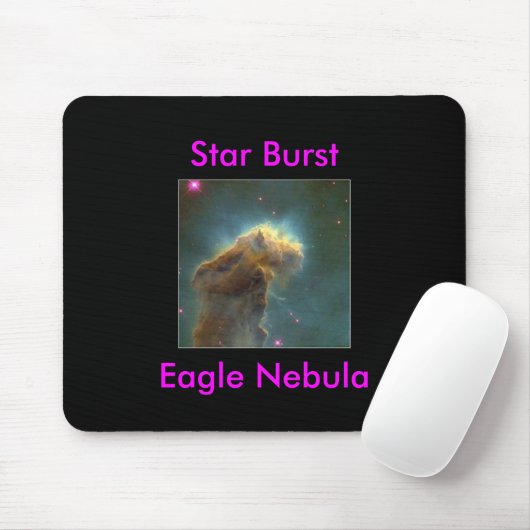 Tapis De Souris Nébuleuse Mousepad d'Eagle d'éclat d'étoile (Avec souris)