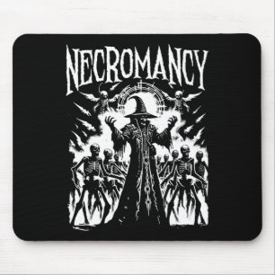 Tapis De Souris Necromancer - Vintage Déplaisant Monster Halloween