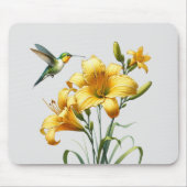 Tapis De Souris Nectar Blaster : Hummingbird & Lily Mousepad (Devant)