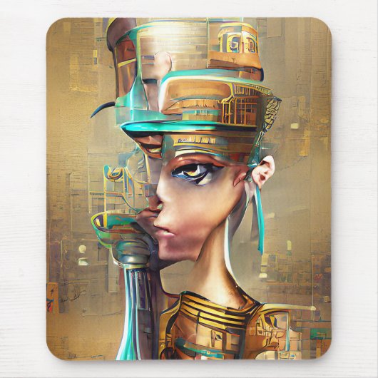 Tapis De Souris Néfertiti (Devant)