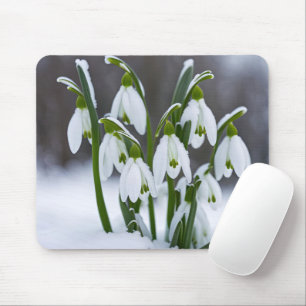 Tapis De Souris Neige En Neige