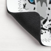 TAPIS DE SOURIS NEIGE LEOPARD (Coin)