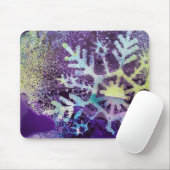 Tapis De Souris Neige pourpre (Avec souris)