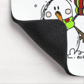 Tapis De Souris Neiges et pingouins C'est Noël (Coin)