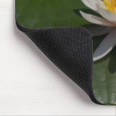 Tapis De Souris Nénuphar blanc Mousepad (Coin)