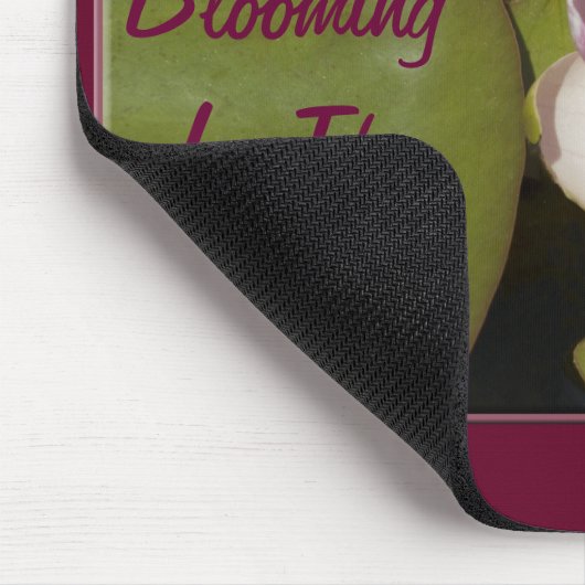 Tapis De Souris Nénuphar rose (Coin)