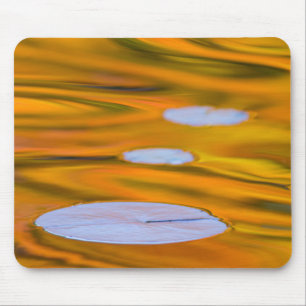 Tapis De Souris Nénuphar sur eau orange, Canada