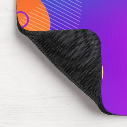 Tapis De Souris Neon Abstract Design Avec Nom (Coin)