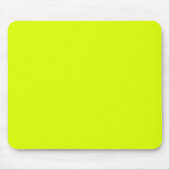 Tapis De Souris Neon Chartreuse couleur solide | Couleur tendance (Devant)