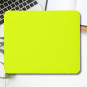 Tapis De Souris Neon Chartreuse couleur solide | Couleur tendance