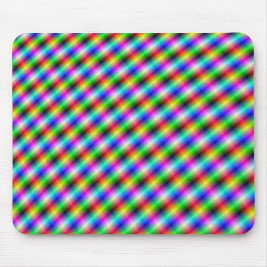 Tapis De Souris Neon Crosshatch Mousepad (Devant)