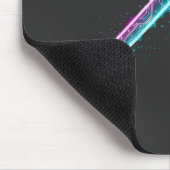 Tapis De Souris ​Neon Cyber-Katana: Digital Blade Tech mousepad  (Coin)