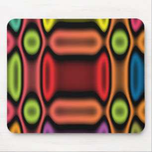 Tapis De Souris Néon géométrique