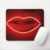 Tapis De Souris Neon Lips Mousepad (Avec souris)