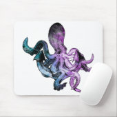 Tapis De Souris néon octopique (Avec souris)