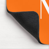 Tapis De Souris neon orange solir - admonogram (Coin)