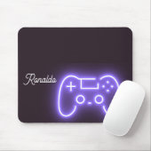 Tapis De Souris NEON PS4 handle nom personnalisé (Avec souris)