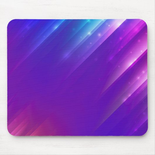 Tapis De Souris Neon Purple Abstrait Angle Design (Devant)