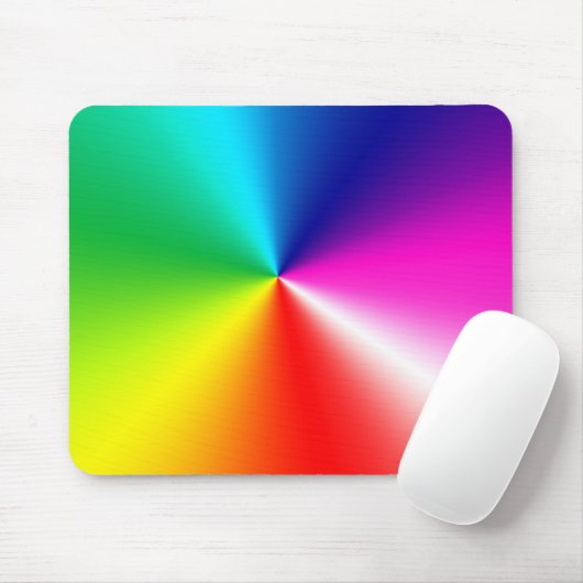 Tapis De Souris Neon Rainbow Vortex (Avec souris)