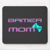Tapis De Souris Neon Retro Gamer Mom (Devant)