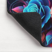 Tapis De Souris Neon Roses (Coin)