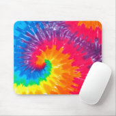 Tapis De Souris Neon Tie Dye (Avec souris)