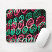 Tapis De Souris Neon typewriter keys close up (Avec souris)