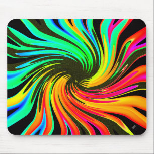 Tapis De Souris Neon Whirlpool Galaxy