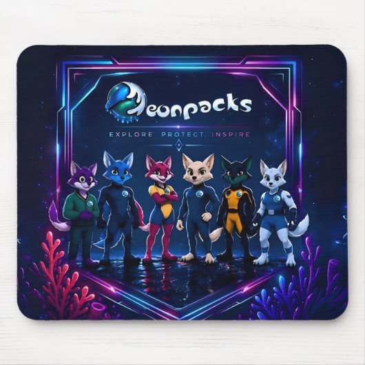 Tapis de souris Neonpacks (Devant)