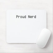 Tapis De Souris Nerd fier (Avec souris)