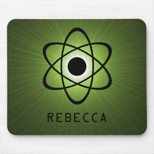 Tapis De Souris Nerdy Atomic Mousepad, Vert (Devant)