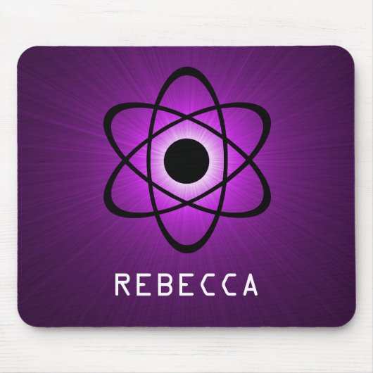 Tapis De Souris Nerdy Atomic Mousepad, Violet (Devant)