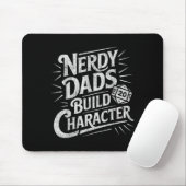 Tapis De Souris Nerdy Dads Build Character Father Humor  (Avec souris)