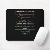 Tapis De Souris Nerdy Standard Model Equation - Cadeau Pour La Phy (Avec souris)