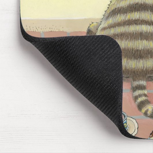 Tapis De Souris N'essayez jamais à têtu un chat (Coin)