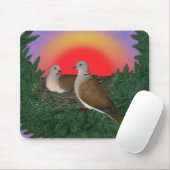 Tapis De Souris Nesting Doves (Avec souris)
