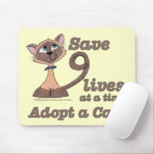 Tapis De Souris Neuf vies (Avec souris)