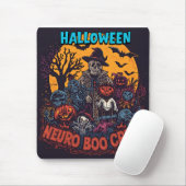 Tapis De Souris Neuro Boo Crew Halloween (Avec souris)