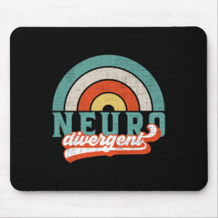Tapis De Souris Neurodivergent Fierté Pour L'Autisme Adhd Et De Co