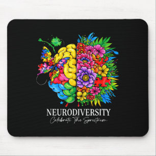 Tapis De Souris Neurodiversité célèbre le spectre