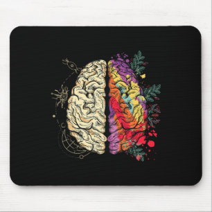 Tapis De Souris Neurodiversité Cerveau Santé mentale Autisme Lauré