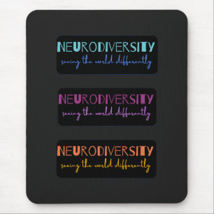 Tapis De Souris Neurodiversité colorée