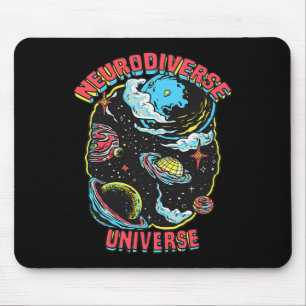 Tapis De Souris Neurodiversité Univers Neurodiversité Embrasser Ad